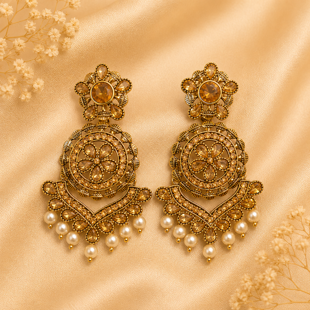 Elegant statement earrings