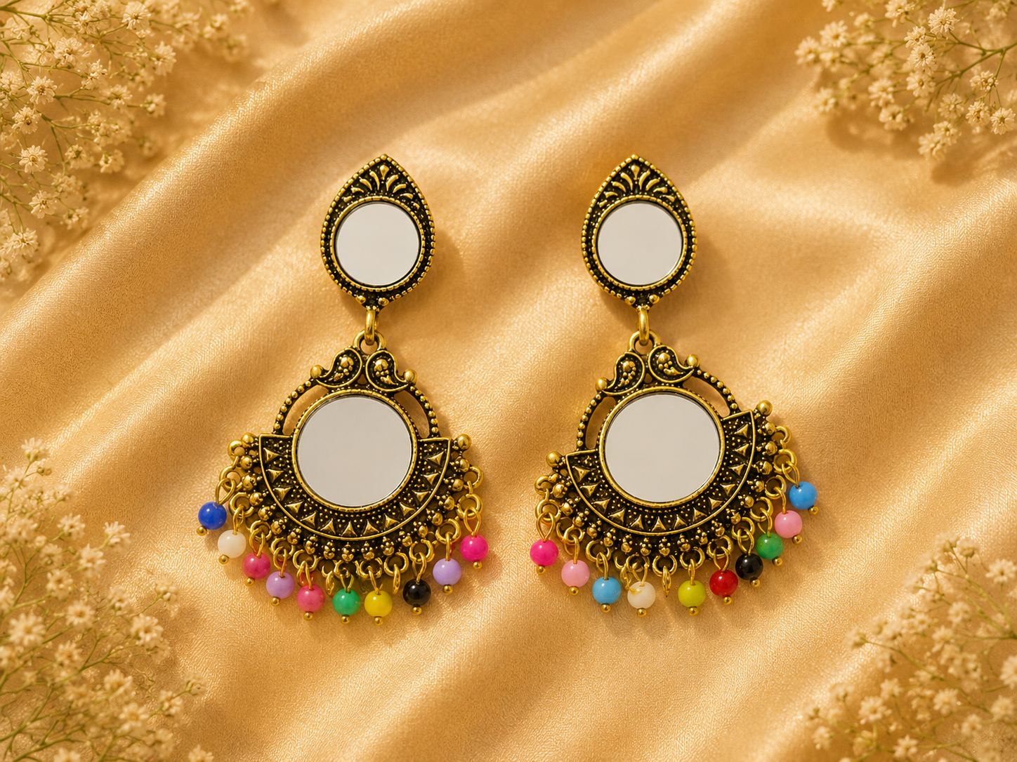 Mirror Bead Earrings
